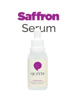 Quivis Çayır Gülü Özlü 3 Etkili Serum: Nemlendirici, Ton Eşitleyici & Canlandırıcı Safran Serum 30ml