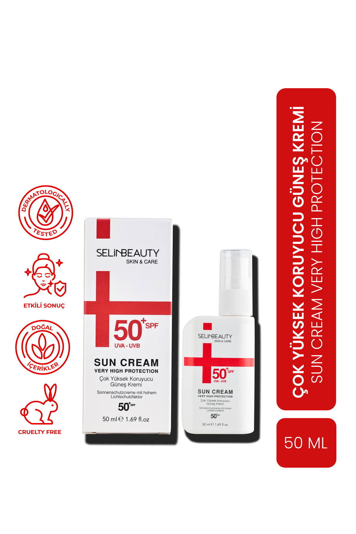 SELİNBEAUTY Skin&Care Güneş Kremi 50+