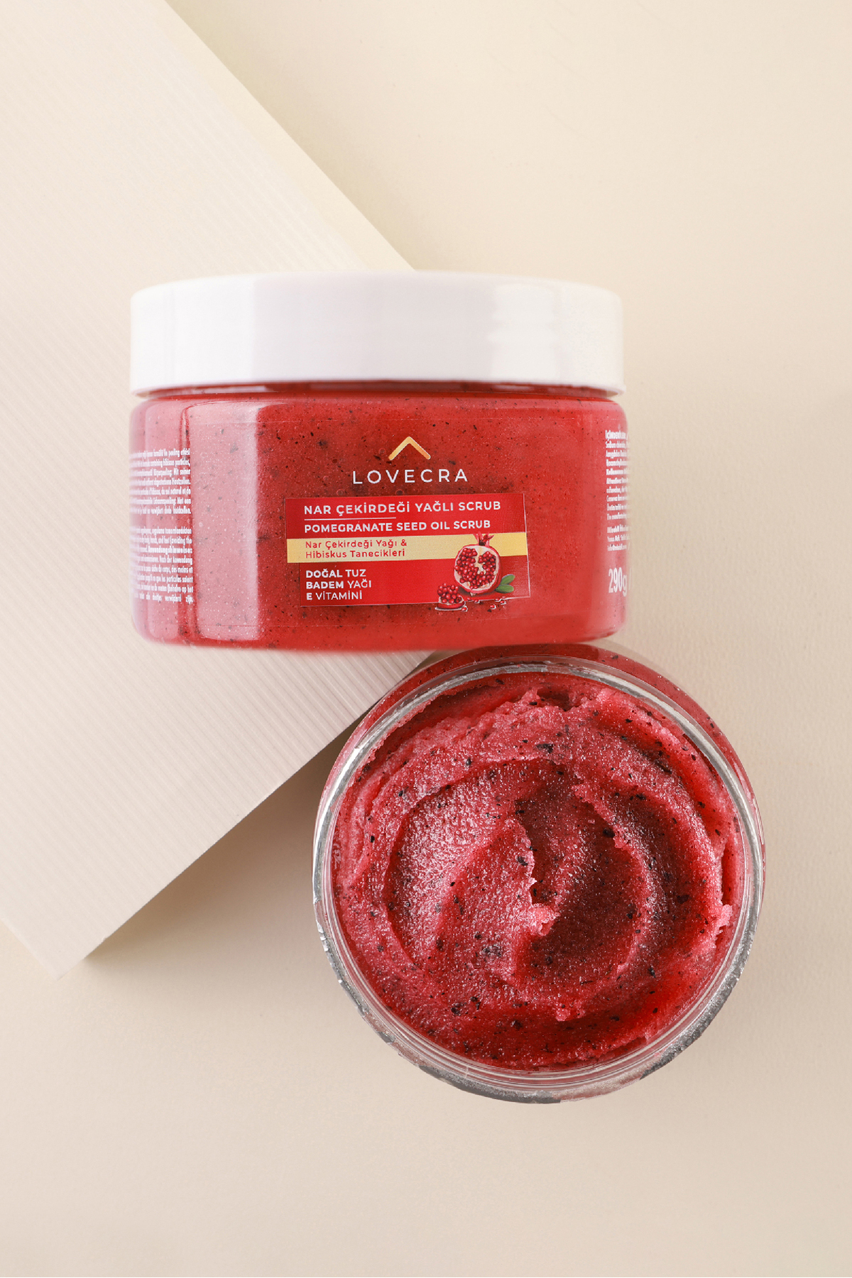 LOVECRA Body Scrub El Bakım Ve Ölü Derilerden Arındırıcı Onarıcı Vucüt Peelingi 290gr - Görsel 3