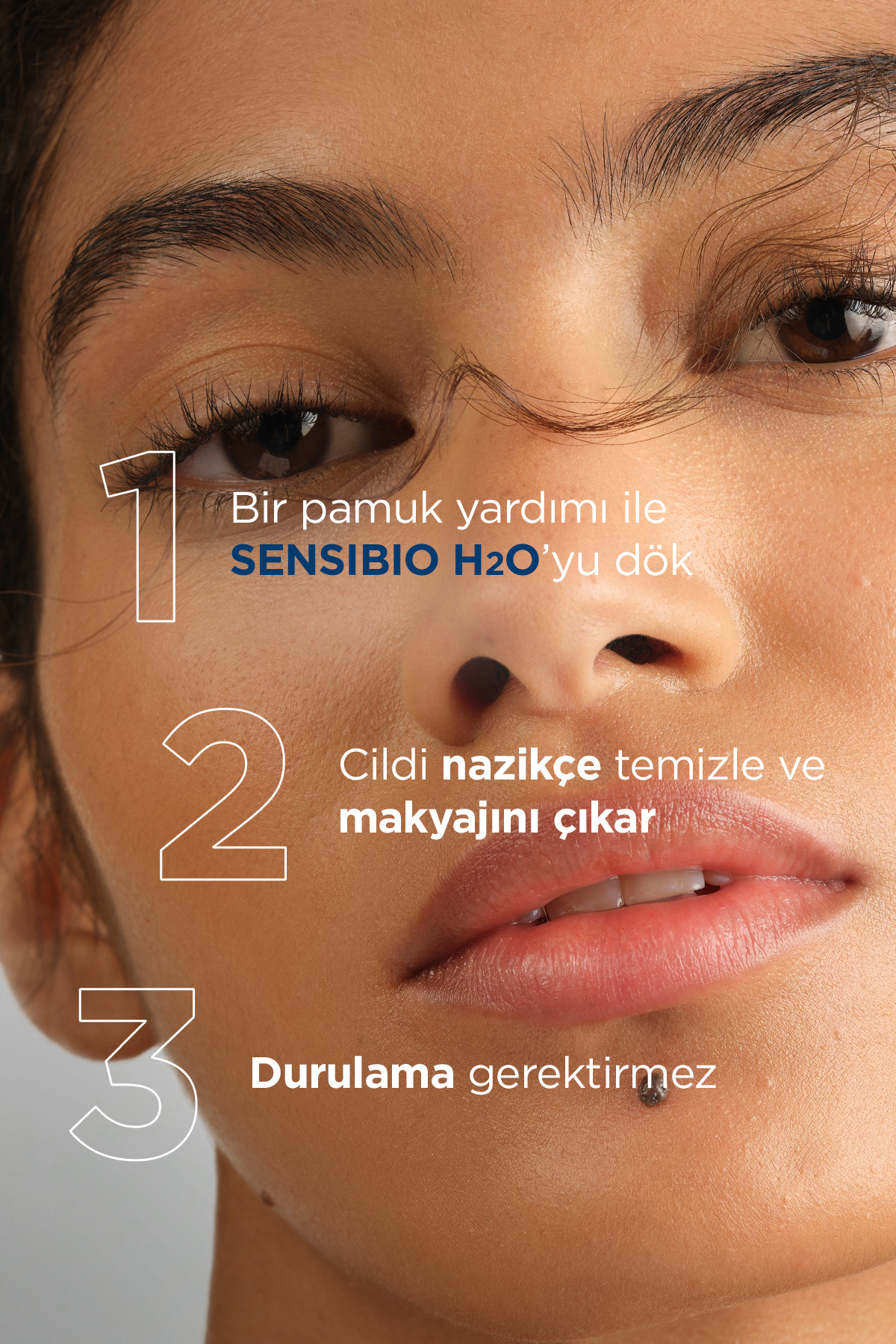 Bioderma Sensibio H2O Hassas ve Normal Ciltler için Micellar Arındırıcı Makyaj Temizleme Suyu 850 ML - Görsel 3