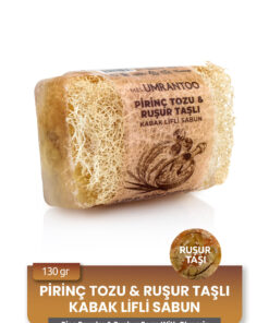 MRS.UMRANTOO Prinç Tozu & Ruşur Taşlı Kabak Lifli Doğal Sabun 130 gr