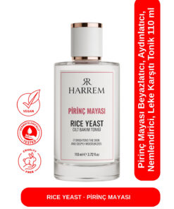 Harrem Pirinç Mayası Beyazlatıcı, Aydınlatıcı, Nemlendirici, Leke Karşıtı Tonik- Vegan