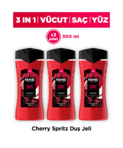 Axe Premium Collection Duş Jeli Cherry Spritz 3 in 1 Vücut Saç Yüz 300 ml x3