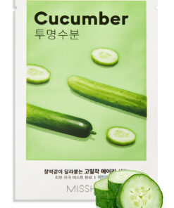 Missha Salatalık Özlü Dolgun Görünüm Sunan Nemlendirici Yaprak Maske Airy Fit Sheet Mask (Cucumber)