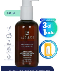 Licape İki Aşamalı Cilt Ve Makyaj Temizleme Yağı 200 ml
