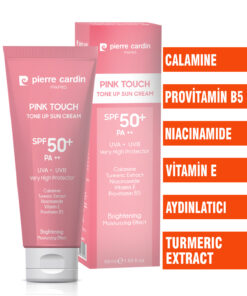 Pierre Cardin Ton Eşitleyici Aydınlatıcı Yüz Güneş Kremi Pink Touch Tone-Up SPF50+/PA++ – 50 ml - Görsel 3