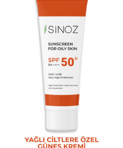 Sinoz Spf 50 Sebum Dengeleyici Aydınlatıcı Yüksek Koruma Yüz Güneş Kremi 50 ml Karma Yağlı Ciltler Için