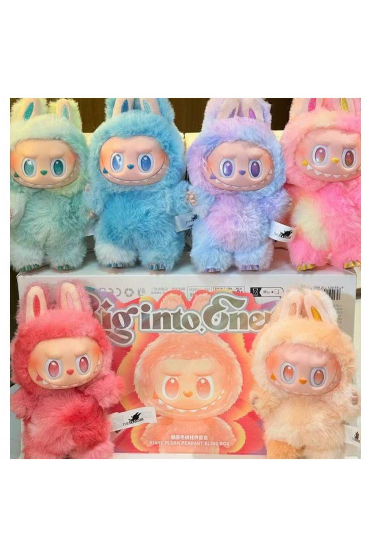 plentiful Pop Mart Labubu The Monsters Big Into Luck Peluş Figür Kutu Rastgele Renk Seçimi 17 cm