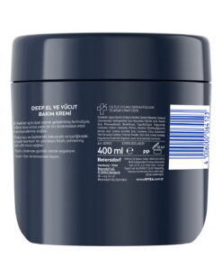 NIVEA MEN Erkek Deep El ve Vücut Bakım Kremi 400ml, 48 Saat Nemlendirici, Yapışkan His Bırakmaz - Görsel 3