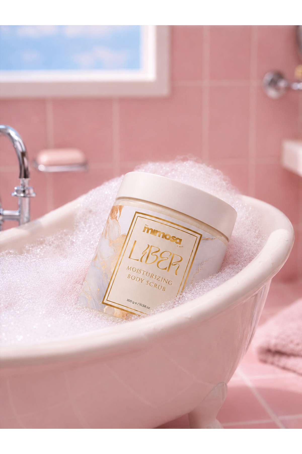 The Mimosa Care Parfüm kokulu lüks vücut peelingi - Görsel 3