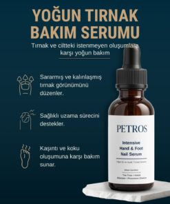 PETROS Yoğun Tırnak Bakım Serumu | Kalınlaşmış ve Sararmış Tırnaklar İçin Profesyonel Bakım - Görsel 3