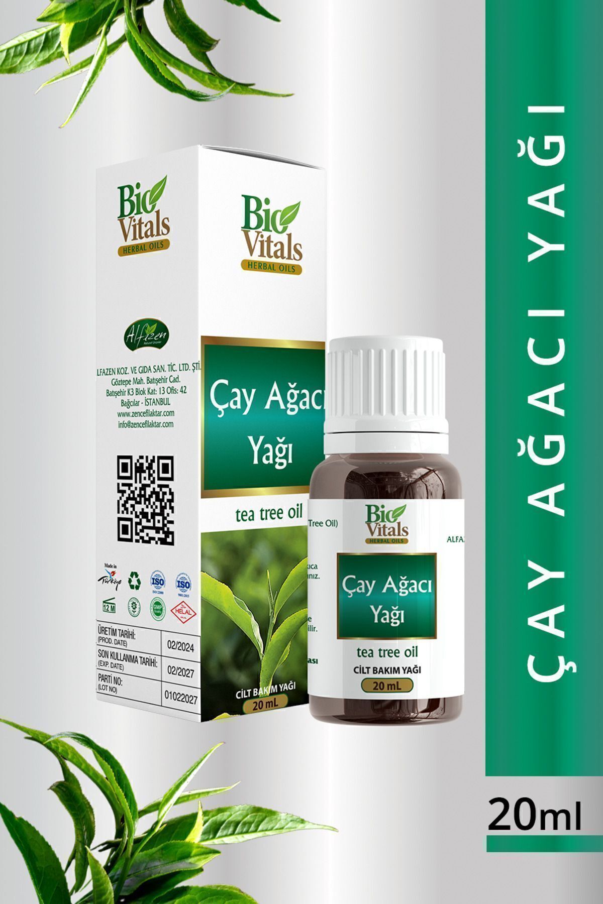 Bio Vitals Çay Ağacı Yağı 20 Ml SKT-07-2028