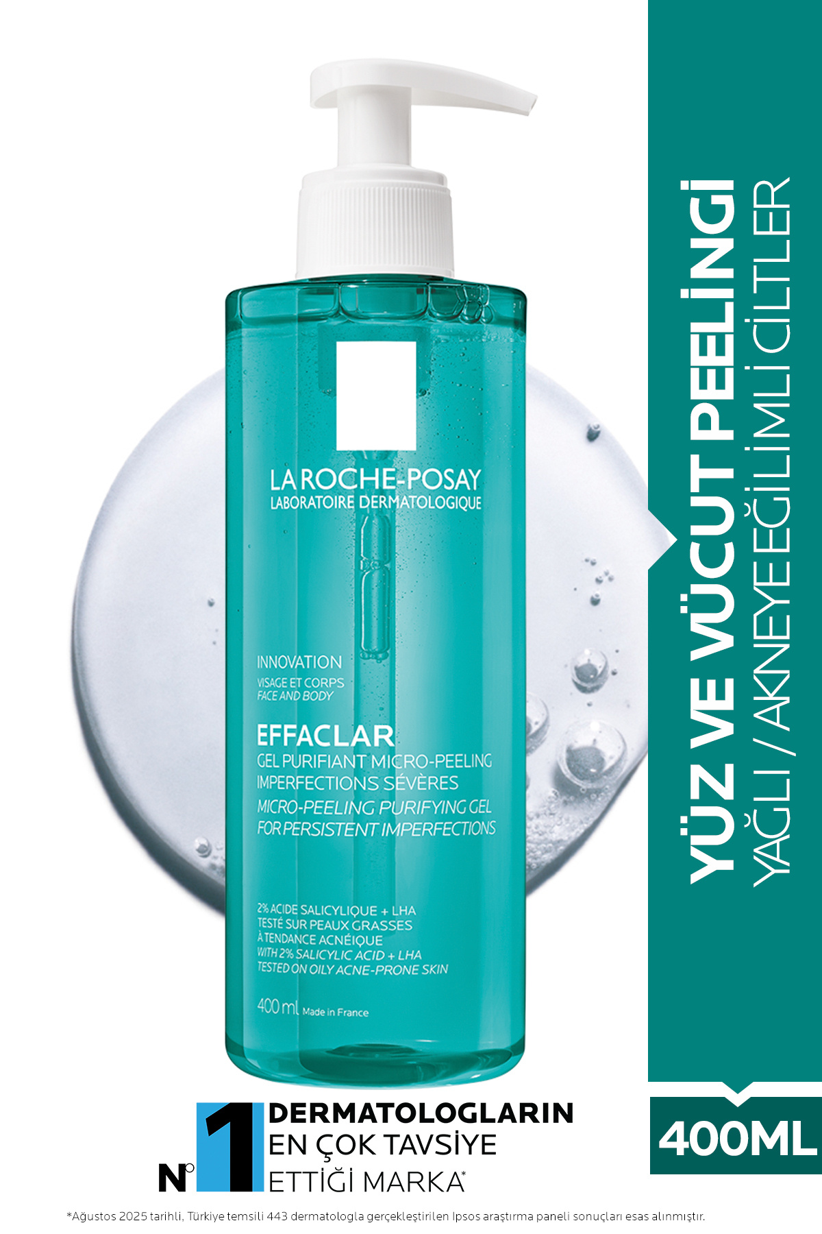 La Roche Posay Effaclar Micro Peeling Gel 400ml
