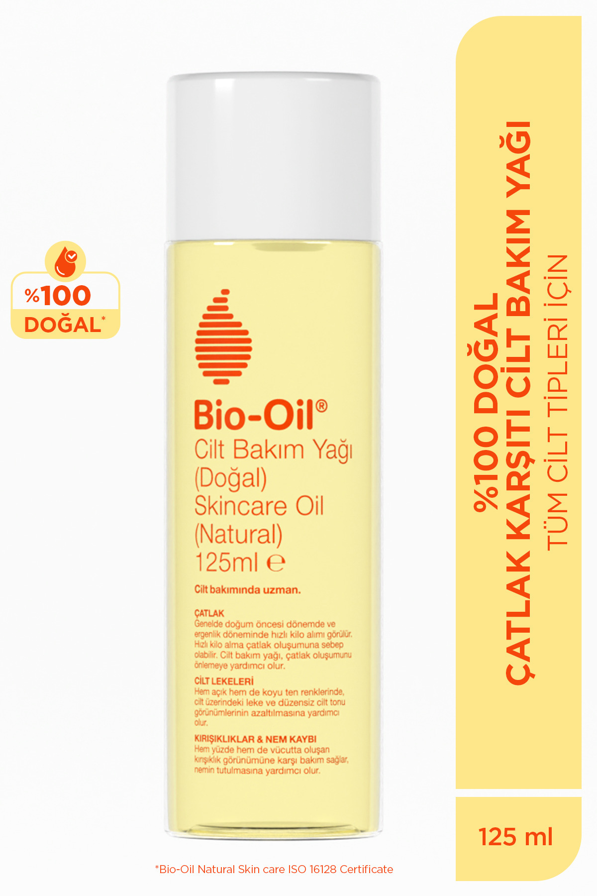 Bio-Oil 0 Natural Çatlak Karşıtı Nemlendirici Cilt Bakım Yağı - Leke Karşıtı Bakım Yağı 125ml