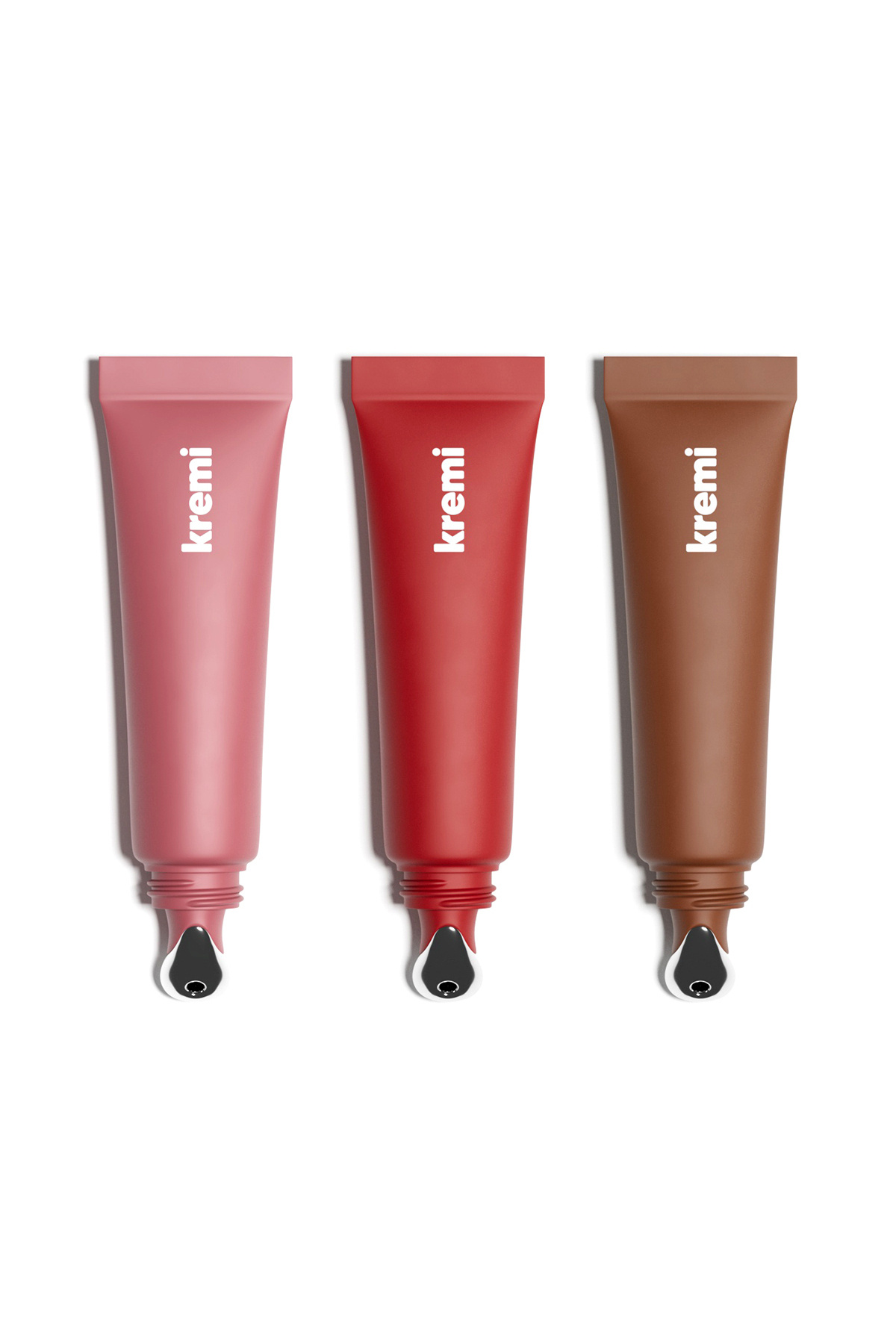 Kremi Lip Balm Set Metal Kutu Hediyeli I Kırmızı I Kahve I Nude I Nemlendirici I Dudak Parlatıcı - Görsel 3