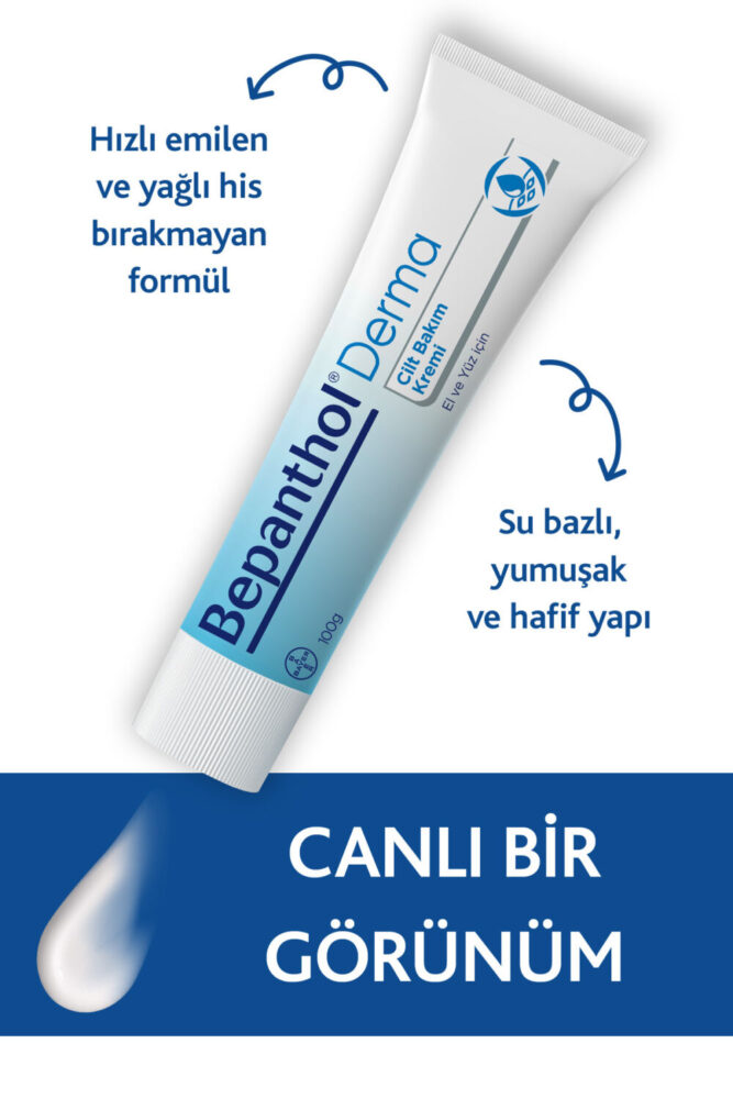 Bepanthol Cilt Bakım Kremi 100 gr l Tüm Cilt Tiplerine Uygun, El ve Günlük Yüz Bakım, Günlük Vücut Bakım - Görsel 2