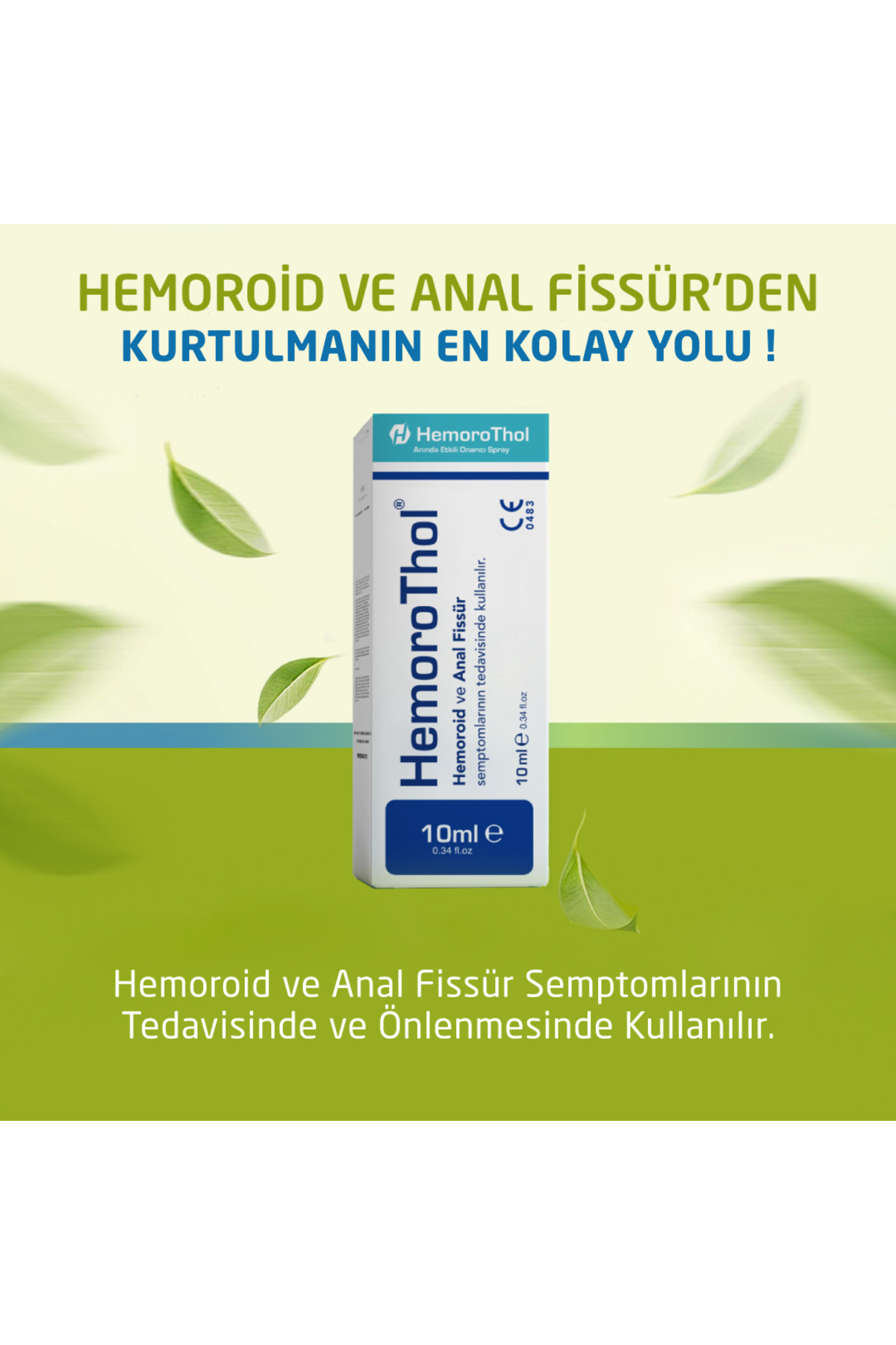 HemoroThol H.emoroid B.asur Onarıcı Bitkisel Sprey 10 ml