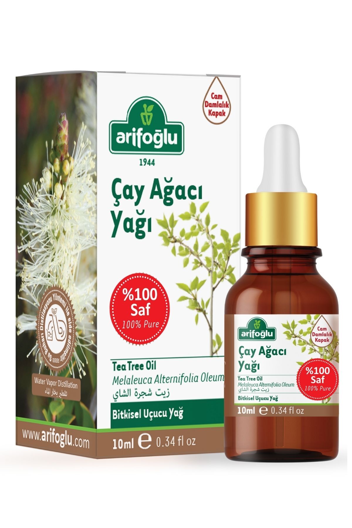 Arifoğlu Çay Ağacı Yağı 10ml 0 Saf ve Doğal Tea Tree Essential Oil
