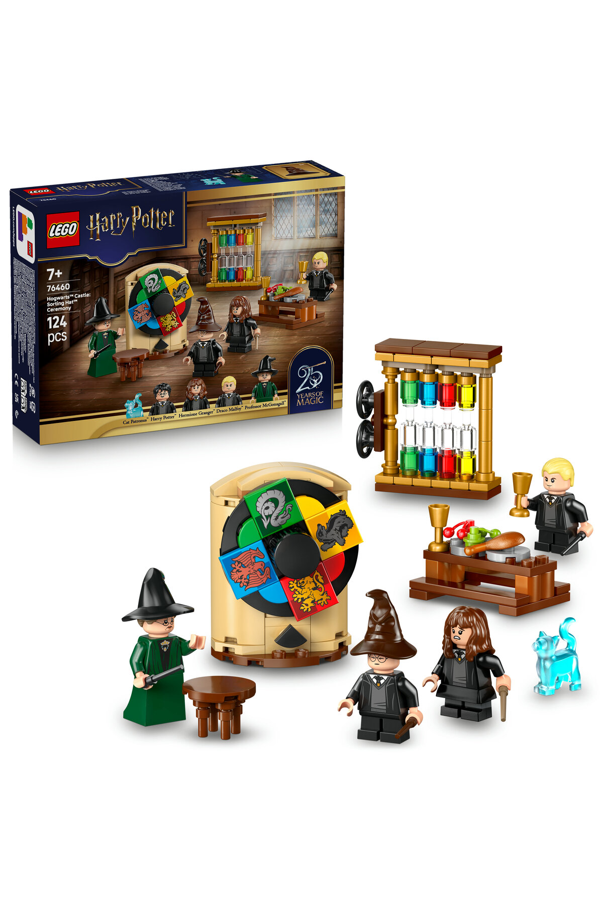 LEGO ® Harry Potter™ Hogwarts™ Şatosu: Seçmen Şapka Töreni 76460 - 7+ Oyuncak Yapım Seti (124 Parça)