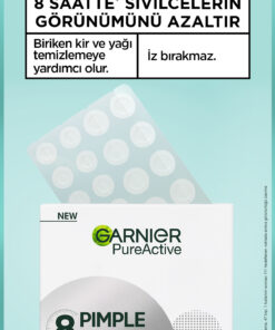 Garnier Pimple Patch 22'li Sivilce Bandı, Hidrokolloid Bant, 8 Saatte Hızlı Etki, Görünmez Akne Karşıtı Bant - Görsel 2