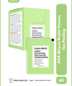 Maru.Derm AHA Meyve Enzim Hassas Toz Peeling 60 G (Azelaik Asit 0,8%+Laktik Asit 1%+Malik Asit 0.5%)