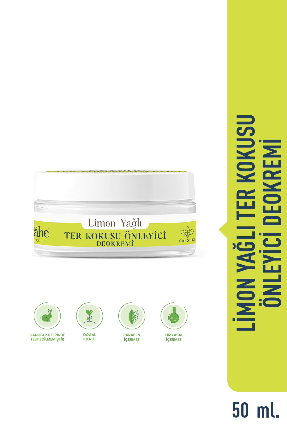 EVVAHE DOĞAL Limon Yağlı Ter Kokusu Önleyici 50 ml