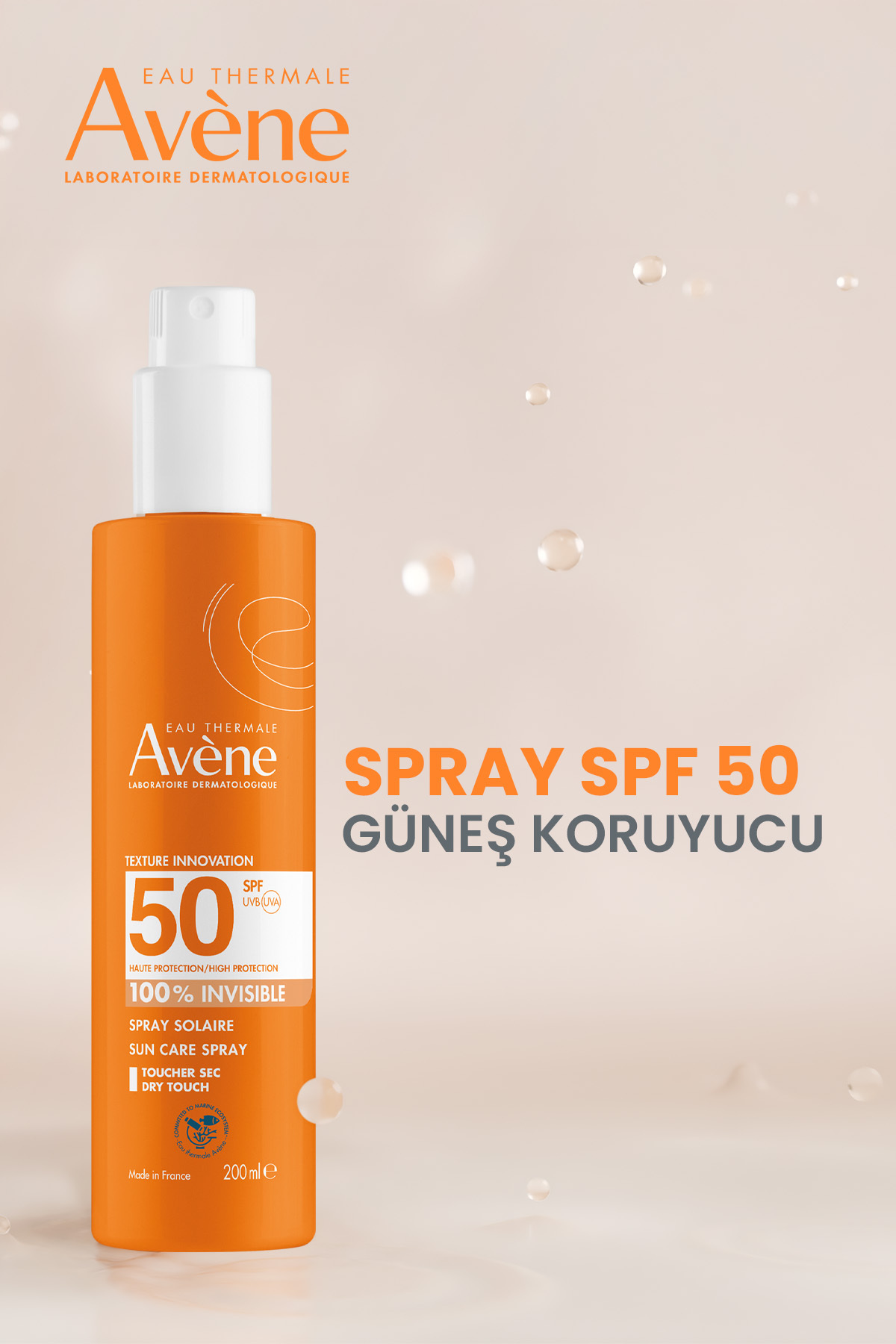 Avene Güneşten Koruyucu Vücut Spreyi SPF 50+ 200 ml - Görsel 3
