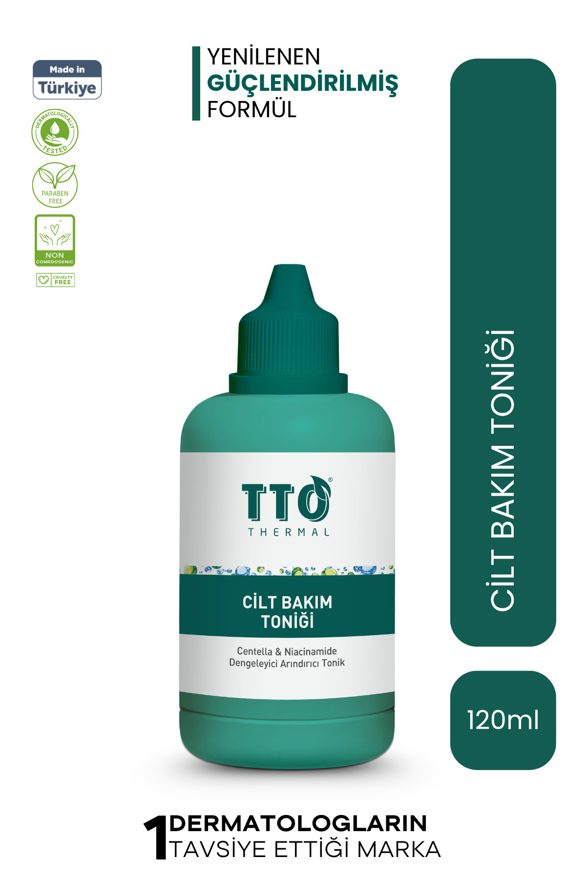 TTO Thermal Yüz Toniği 120 ml Arındırıcı Gözenek Sıkılaştırıcı Canlandırıcı Cilt Bakım Toniği