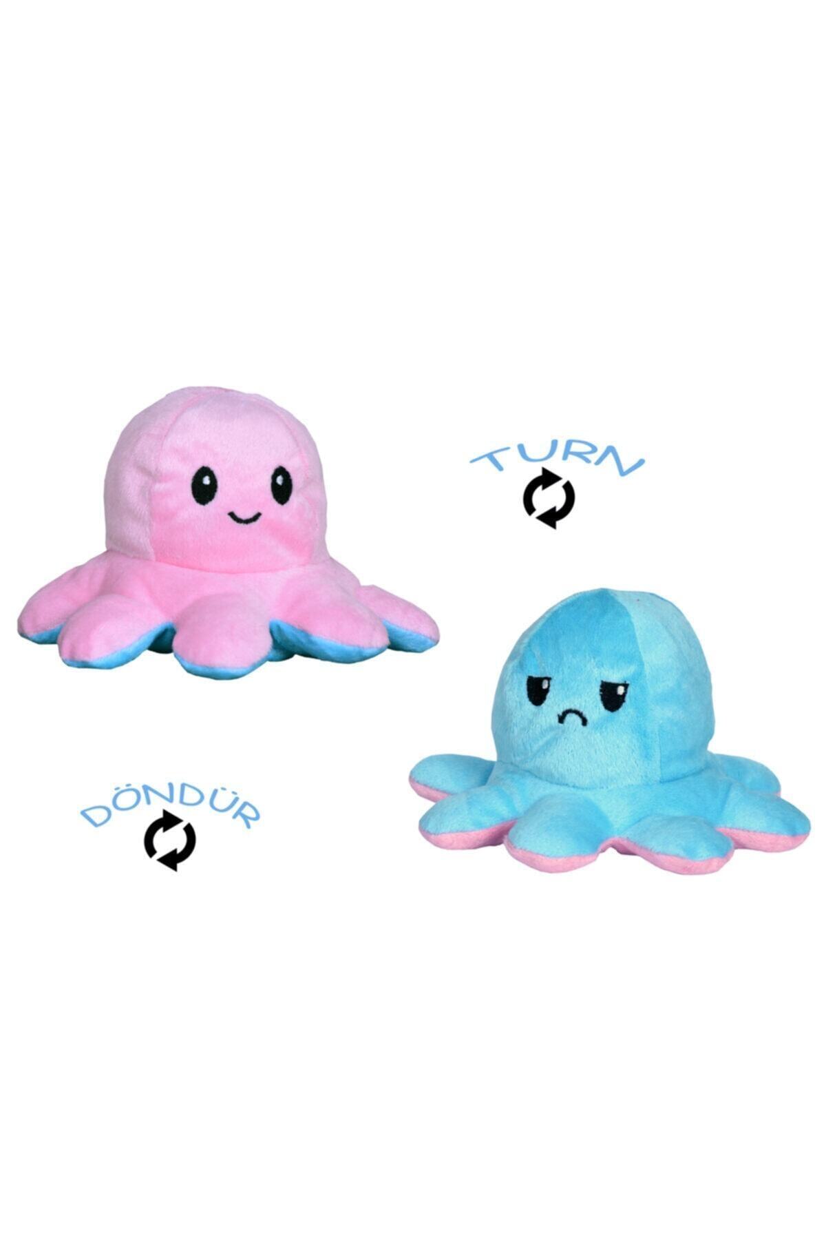 Pufu Toys Sevimli Yüz Değiştiren Ahtapot
