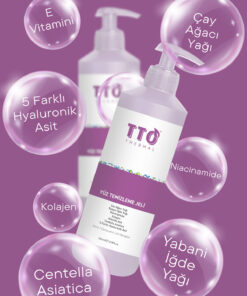 TTO Yüz Temizleme Jeli 500 ml Normal Akneli Rozalı Ciltler İçin Arındırıcı - Görsel 3