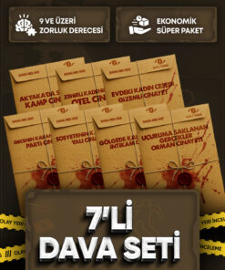 Gizli Tanık Dedektif Oyunu, 7 Dava Tek Paket, Dedektiflik Oyunu, Kutu Oyunları, Cinayet Oyunu, Katili Bulma Oyun