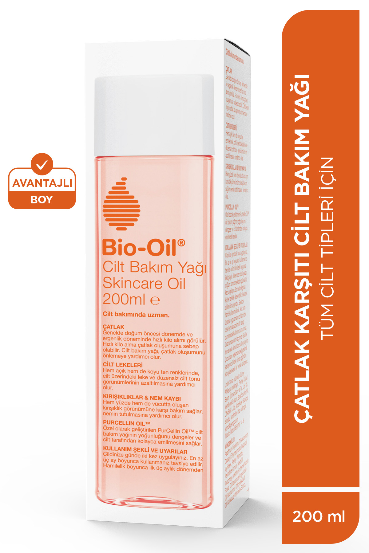 Bio-Oil Çatlak Karşıtı Nemlendirici Cilt Bakım Yağı - Leke Karşıtı Bakım Yağı 200ml - Görsel 3
