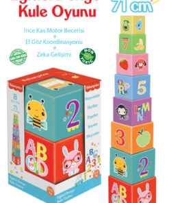 Fisher Price Eğitici Denge Kule Oyunu Motor Gelişimi,denge, Büyük-küçük Kavramı, El-kol Koordinasyonu