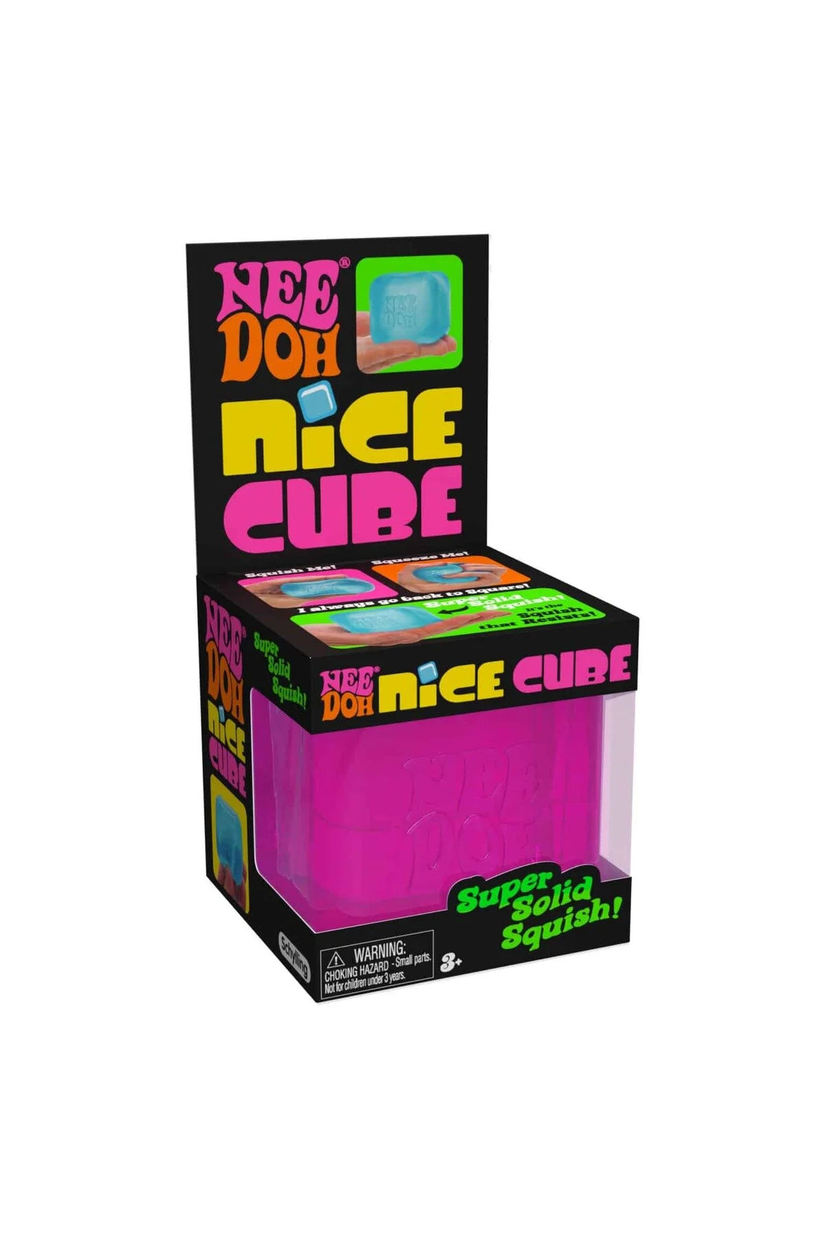Needoh ORJİNAL Schylling Nice Cube Sensory Squishy Yumuşak Duyusal Stres Oyuncağı