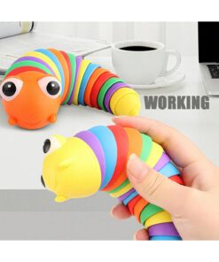 Alternative view of Circle Toys Kıvrılabilen Renkli Tırtıl - Stres Giderici ve Motor Gelişimi Destekleyen Eğitici Oyuncak