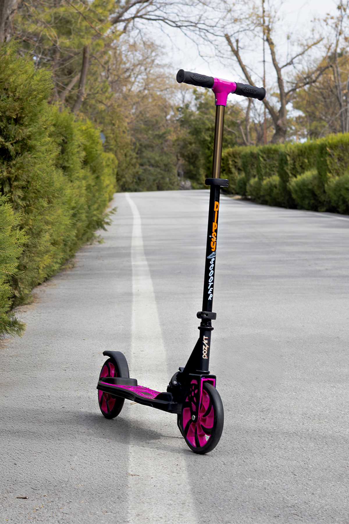 POZART Scooter Y Dipsy 2tekerli Park Ayakcaklı 3kademeli 100kğ Taşıma Kapasiteli 8 Yaş Ve Üstü Kullanabilir