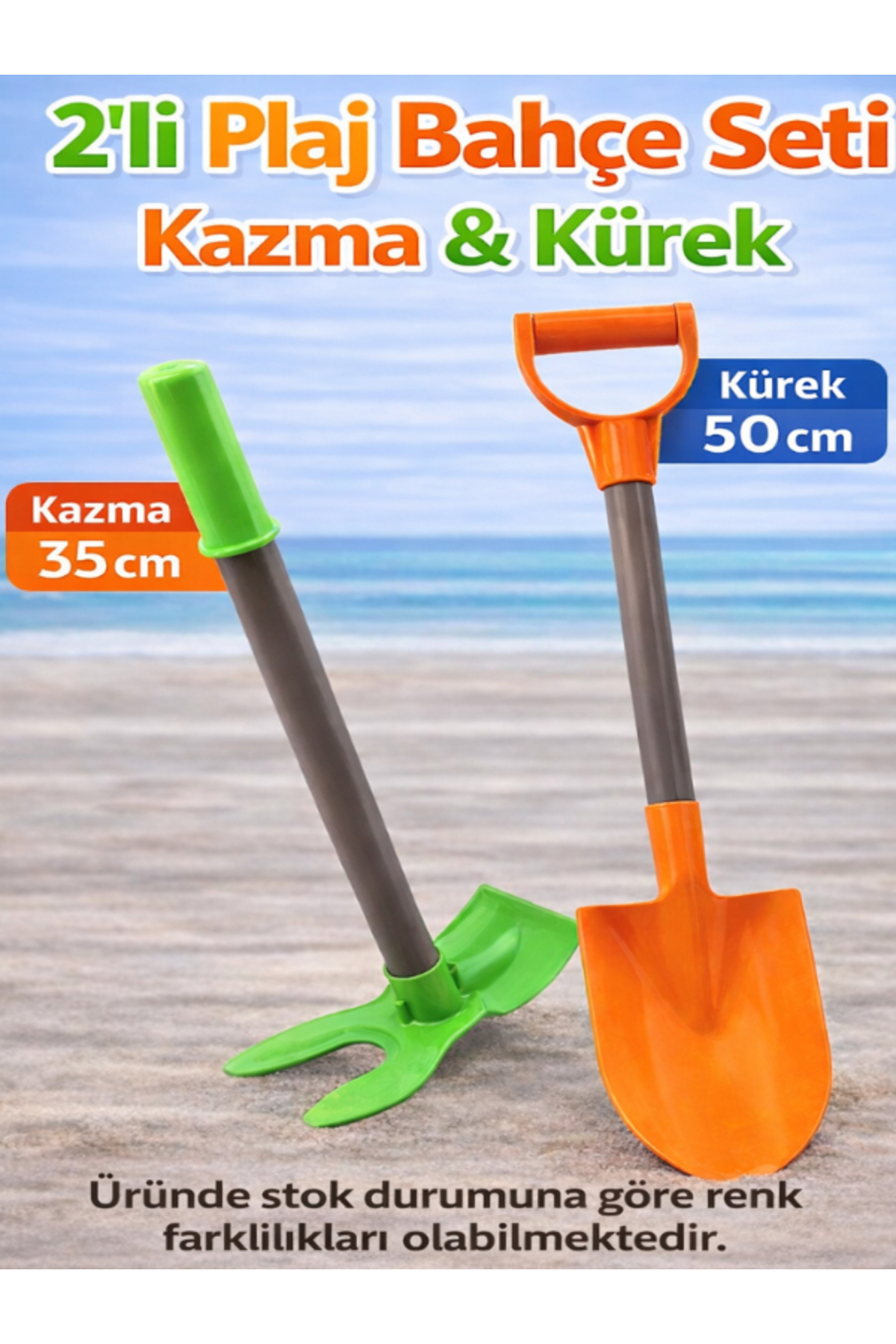 a v d a Kazma Kürek Büyük Boy Bahçe ve deniz oyuncağı