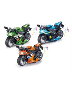 Brother Toys Oyuncak Sürtmeli Kaliteli Motorsiklet Motor Özel Üretim 13 Cm. 1 Adet Mavi, Turuncu, Kırmızı