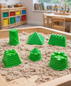 Alternative view of Kinetic Sand 28 Parça Kinetik Kum Kalıbı - 4 Farklı Set, Kale, Araç, Tarihi, Denizhayvanları Kalıbı