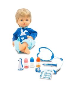 Alternative view of Cicciobello Çok Hastayım | 42 cm Hasta Et Bebek + Doktor Aksesuar Seti | Yanakları Kızaran Bebek
