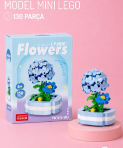 Nandy Home Ortanca Çiçek Model Karakter Figürü 3D Yapı Oyuncakları - 130 Parça