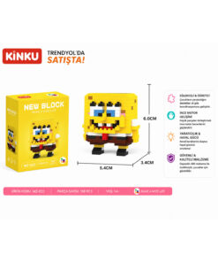 KİNKU Sünger Bob 3d Yapboz sünger Bob New Block