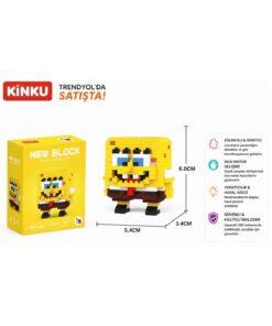 Alternative view of KİNKU Sünger Bob 3d Yapboz sünger Bob New Block