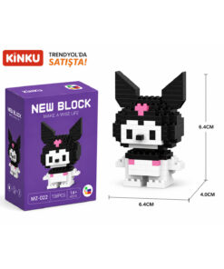 KİNKU Kitty Kuromi Mini Kuromi Karakter Figür Oyuncak 3D Yapboz Puzzle Yapı Oyuncakları