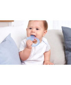 Wee Baby Kalpli Silikon Diş Kaşıyıcı - MAVİ - Görsel 3
