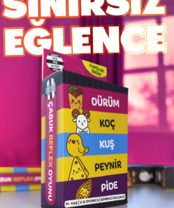 Alternative view of Molfy Çabuk Reflex Kutu Oyunu Dürüm Koç Kuş Peynir Pide Kart Oyunu Oyun Parti Eğlence Aile Arkadaş Oyunu