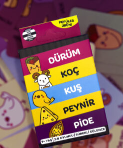 Molfy Çabuk Reflex Kutu Oyunu Dürüm Koç Kuş Peynir Pide Kart Oyunu Oyun Parti Eğlence Aile Arkadaş Oyunu