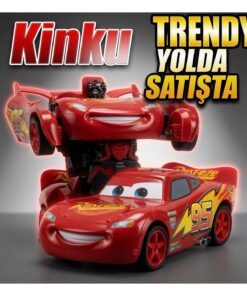 Alternative view of KİNKU Şimşek Mcqueen Uzaktan Kumandalı Robota Dönüşen Şimşek Mcqueen araba