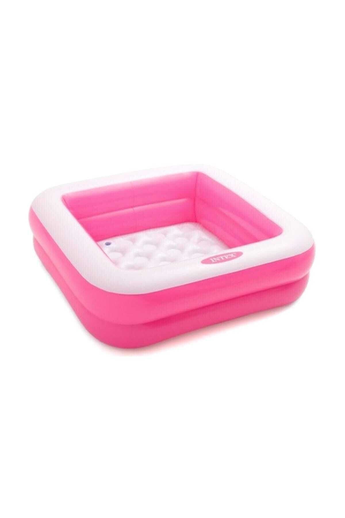 Intex Mini Kare Havuz Pembe 85x85x23 cm