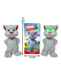 Alternative view of KİNKU Tom kedi konuşan kedi ses kaydeden müzikli ışıklı 23cm ses tekrarlayan konuşan